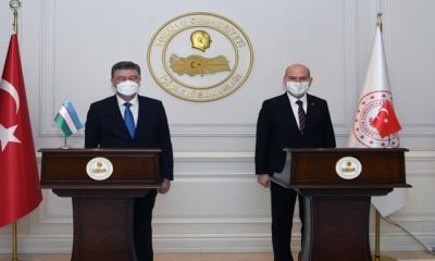 Bakan Soylu Özbekistan Cumhuriyeti İçişleri Bakanı Sn. Pulat Bobojonov İle Bir Araya Geldi