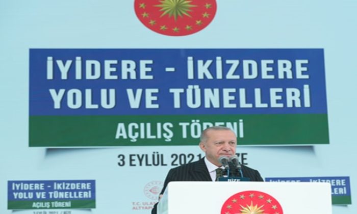 Cumhurbaşkanı Recep Tayyip Erdoğan, Rize İyidere-İkizdere Yolu ve Tünelleri Açılış Töreni’ne katıldı