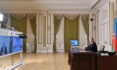 İlham Əliyevlə Monteneqro parlamentinin sədri Aleksa Beçiç arasında videoformatda görüş olub