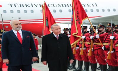 Cumhurbaşkanı Erdoğan Arnavutluk’ta