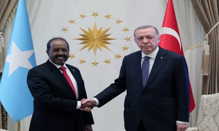 Somali Cumhurbaşkanı Mahmud Cumhurbaşkanlığı Külliyesinde