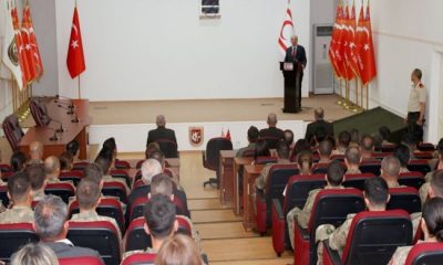 Cumhurbaşkanı Ersin Tatar, Boğazköy Güvenlik Kuvvetleri Komutanlığı Karargahı’nda mücahitlerle bir araya geldi