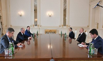İlham Aliyev, Rusya Federasyonu Güvenlik Konseyi Sekreterini kabul etti