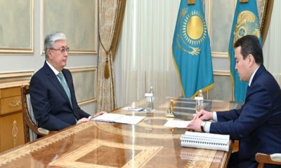Devlet başkanı Başbakan Alihan Smailov’u kabul etti