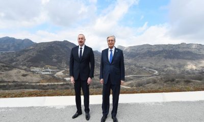 Azerbaycan ve Kazakistan cumhurbaşkanları Şuşa’yı ziyaret etti