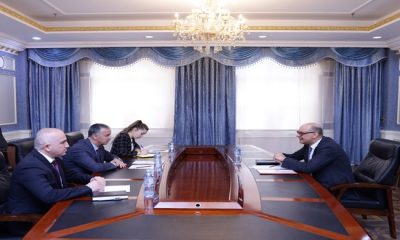 Meeting of the First Deputy Minister with the Head of the representative office of the European Bank for Reconstruction and Development in the Republic of Tajikistan